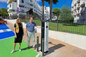 Nou punt de recàrrega gratuïta per a vehicles elèctrics a Alcossebre