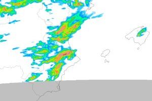 Previsió de les tempestes cap a les 17.00 hores, amb gran afecció a la major part del territori, avançant des de l’interior cap a la costa Previsió de les tempestes cap a les 17.00 hores, amb gran afecció a la major part del territori, avançant des de l’interior cap a la costa
