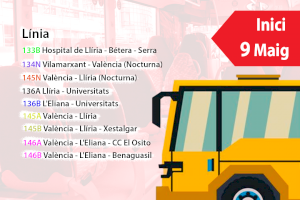 Noves línies d'autobús i horaris nocturns amplien la connectivitat de l'Eliana