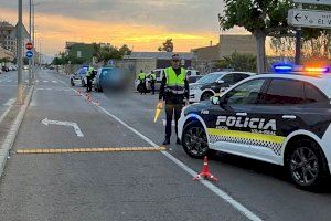 Un cotxe i un patinet xoquen en plenes festes de Sant Pasqual i els dos conductors donen positiu en drogues